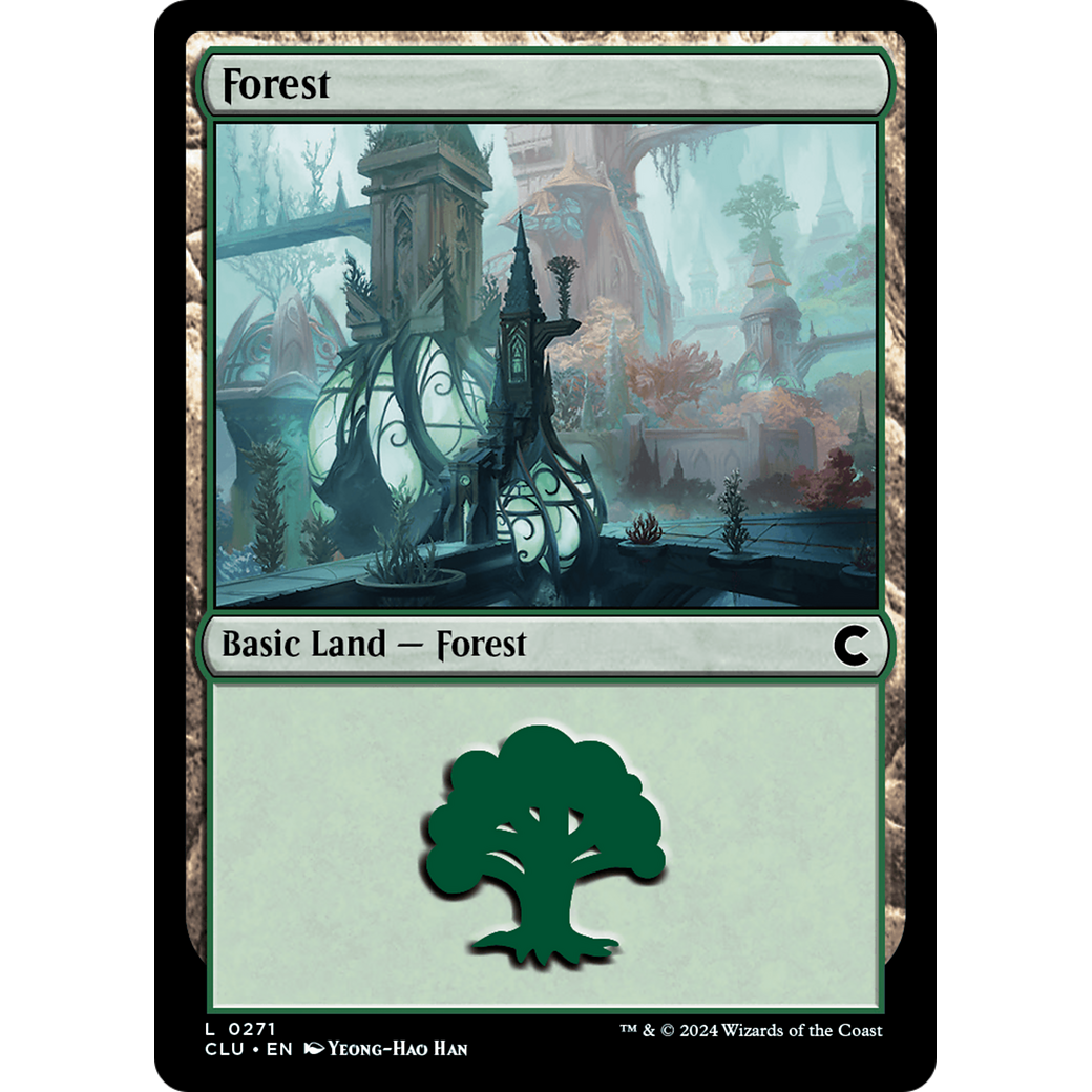 Forest (0271) (CLU-271) - Ravnica: Clue Edition