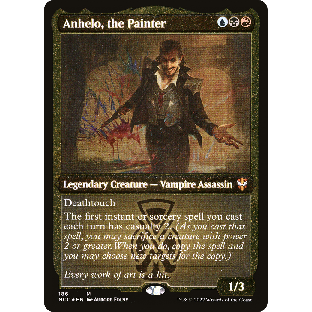 Anhelo, the Painter (Display Commander) - Thick Stock (NCC-186) - New Capenna Commander Foil