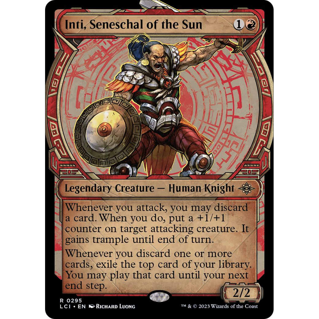 Inti, Seneschal of the Sun (LCI-295) - The Lost Caverns of Ixalan: (Showcase)