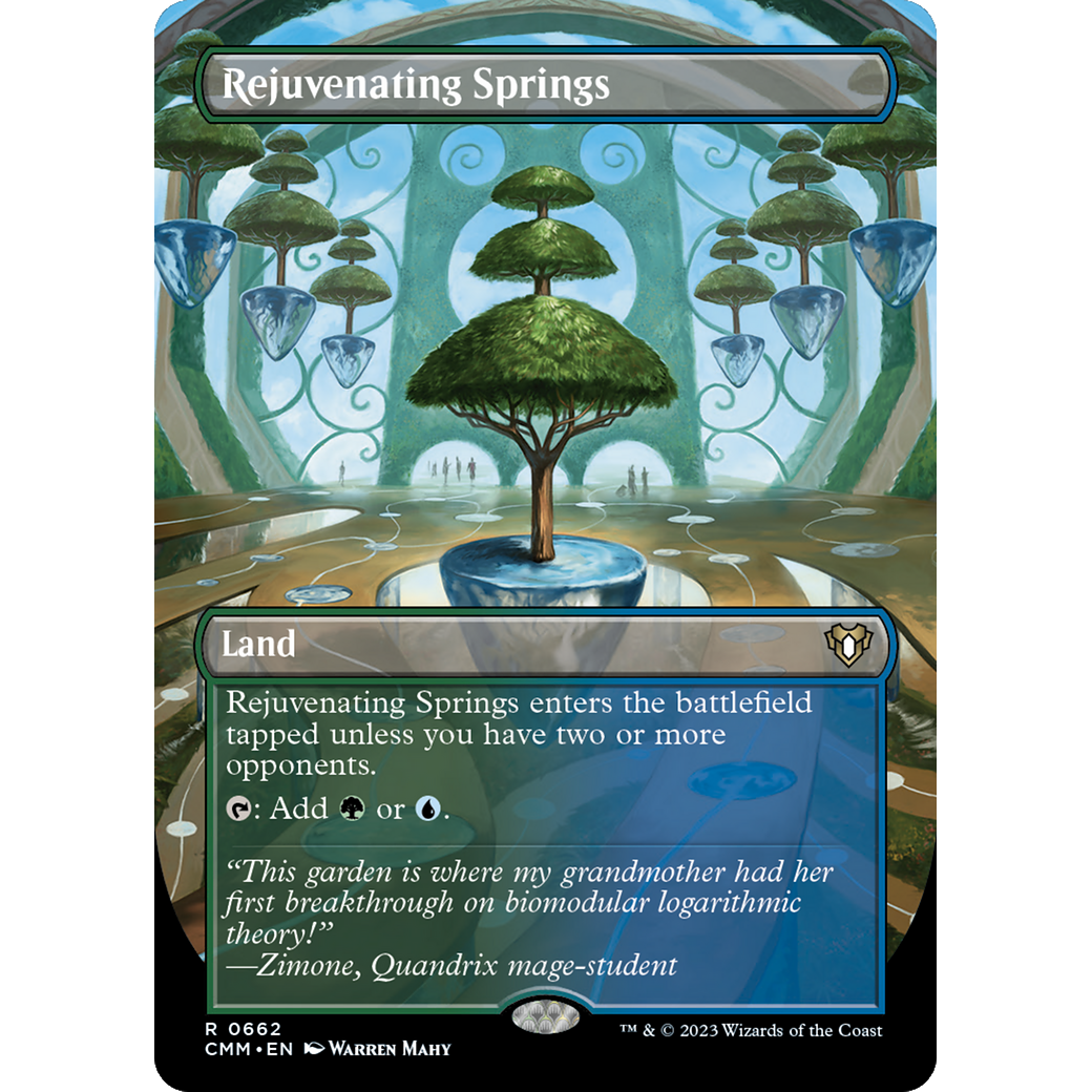 Rejuvenating Springs (CMM-662) - Commander Masters (Borderless) Foil
