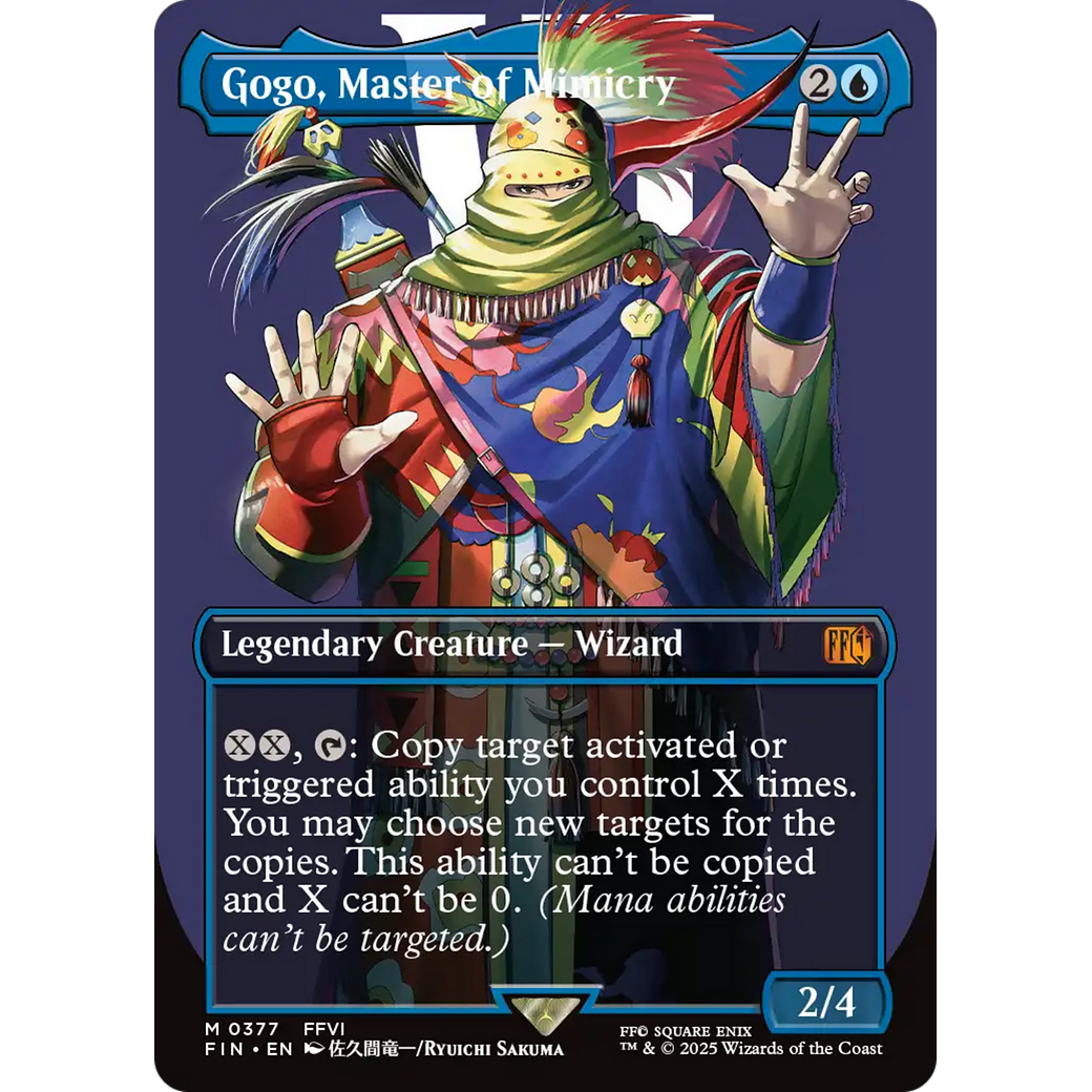 Gogo, Master of Mimicry (FIN-377) - FINAL FANTASY (Borderless)