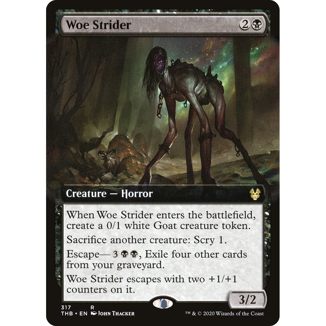 Woe Strider (Extended Art) (THB-317) - Theros Beyond Death: (Extended Art) Foil