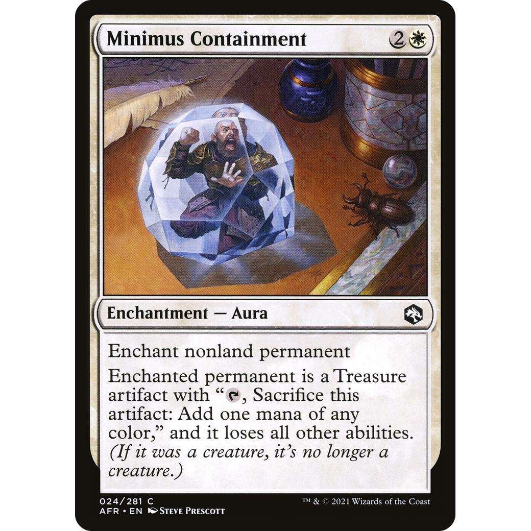 Minimus Containment (AFR-024) - Adventures in the Forgotten Realms Foil