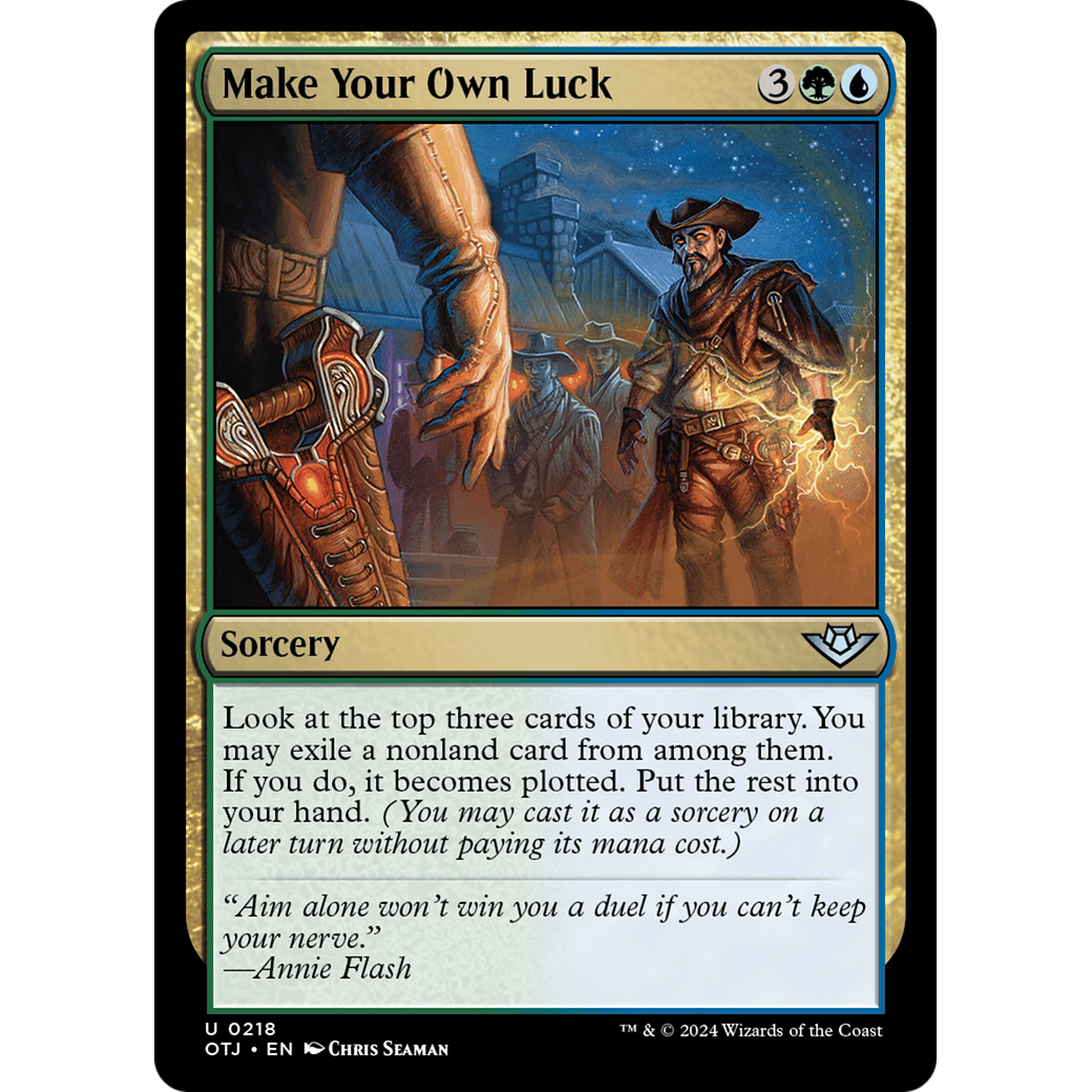 Make Your Own Luck (OTJ-218) - Outlaws of Thunder Junction