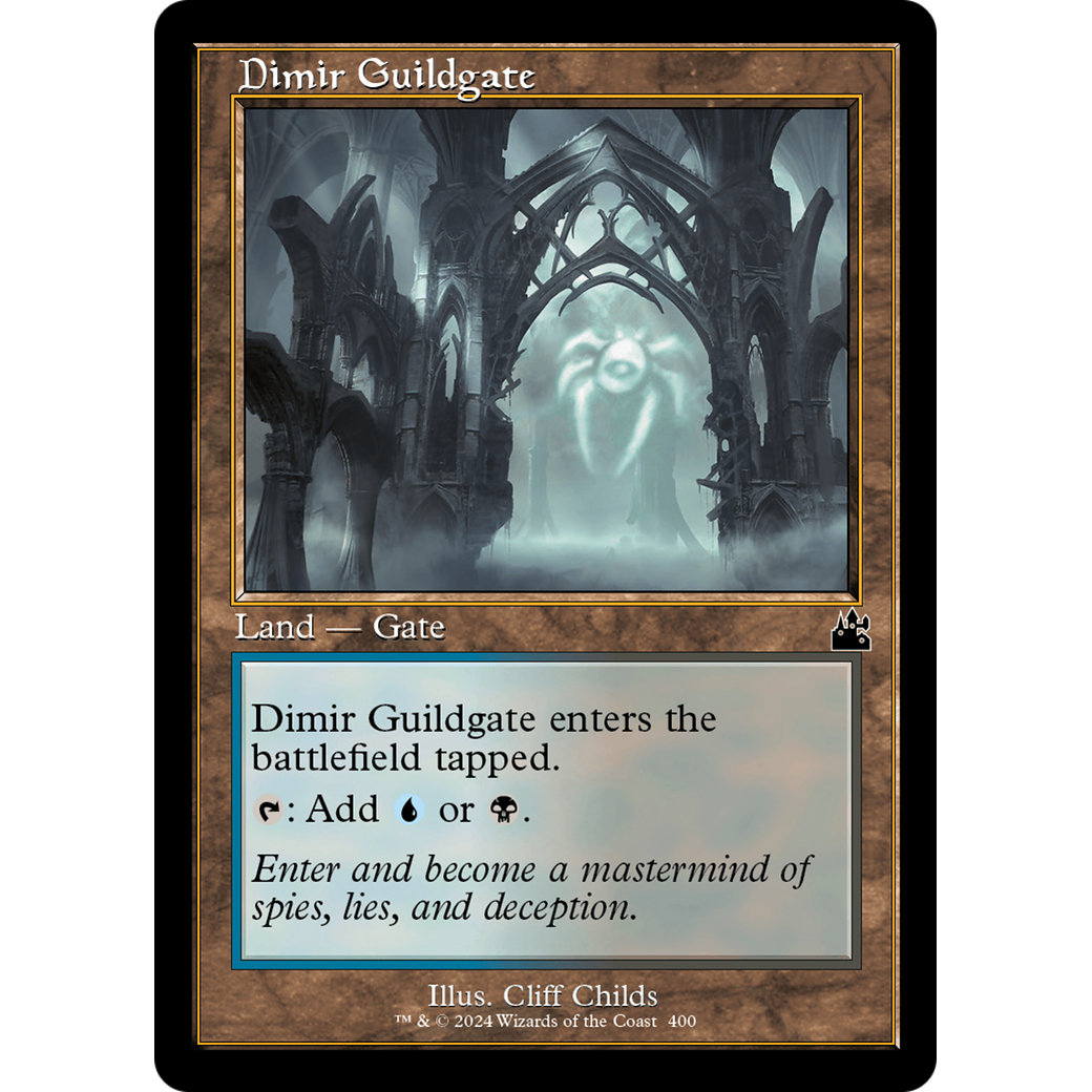 Dimir Guildgate (RVR-400) - Ravnica Remastered