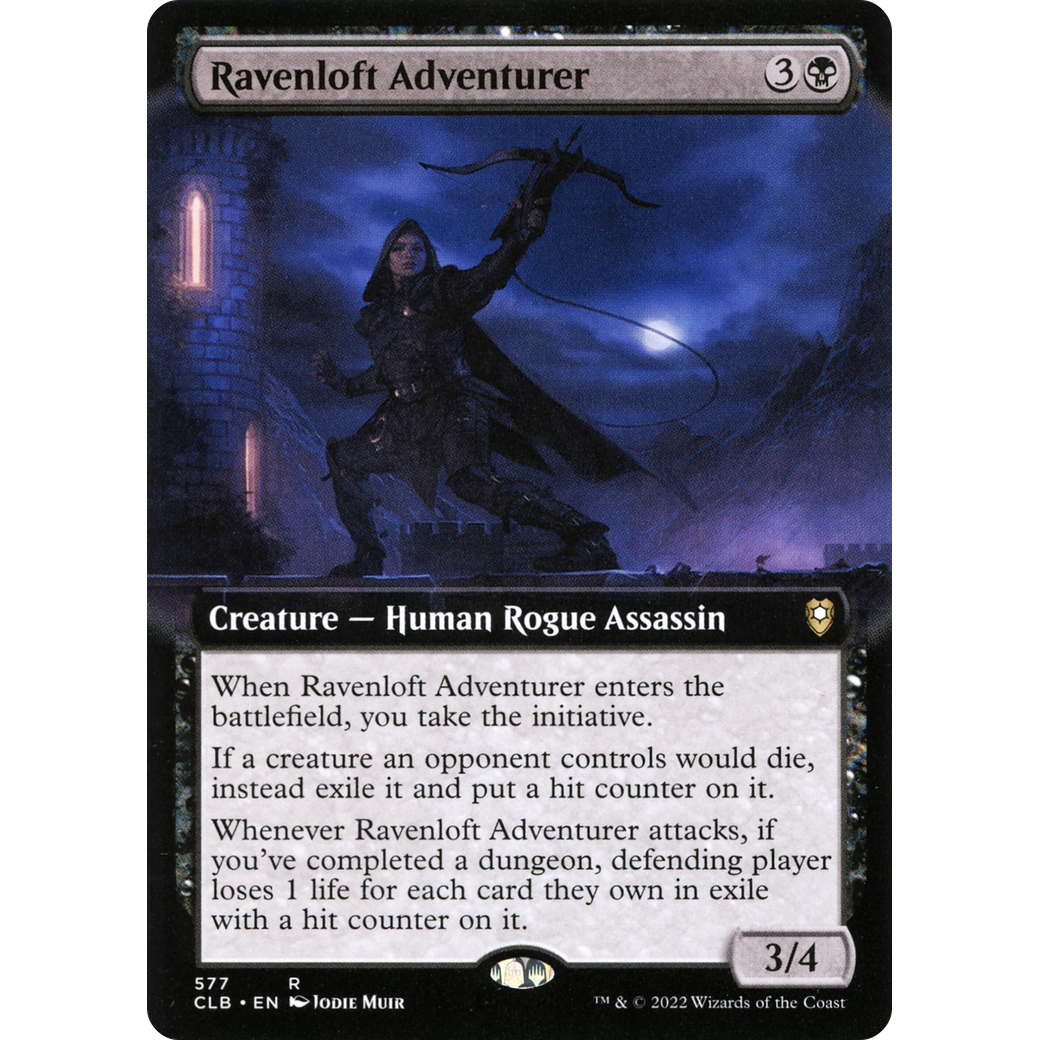 Ravenloft Adventurer (CLB-577) - Commander Legends: Battle for Baldur's Gate: (Extended Art) Foil