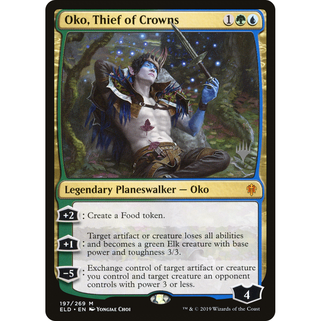 Oko, Thief of Crowns (PPELD-197) - Throne of Eldraine Promos Foil