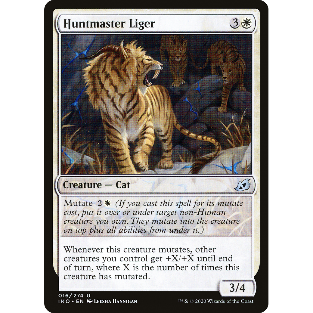 Huntmaster Liger (IKO-016) - Ikoria: Lair of Behemoths Foil