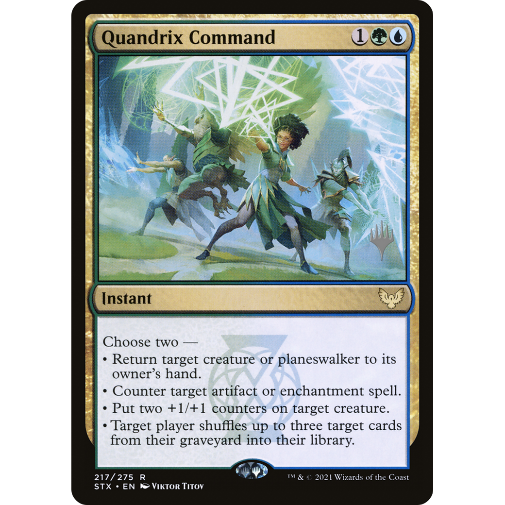 Quandrix Command (PPSTX-217) - Strixhaven: School of Mages Promos