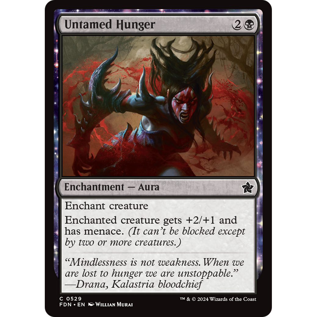 Untamed Hunger (FDN-529) - Foundations: (enchantment)