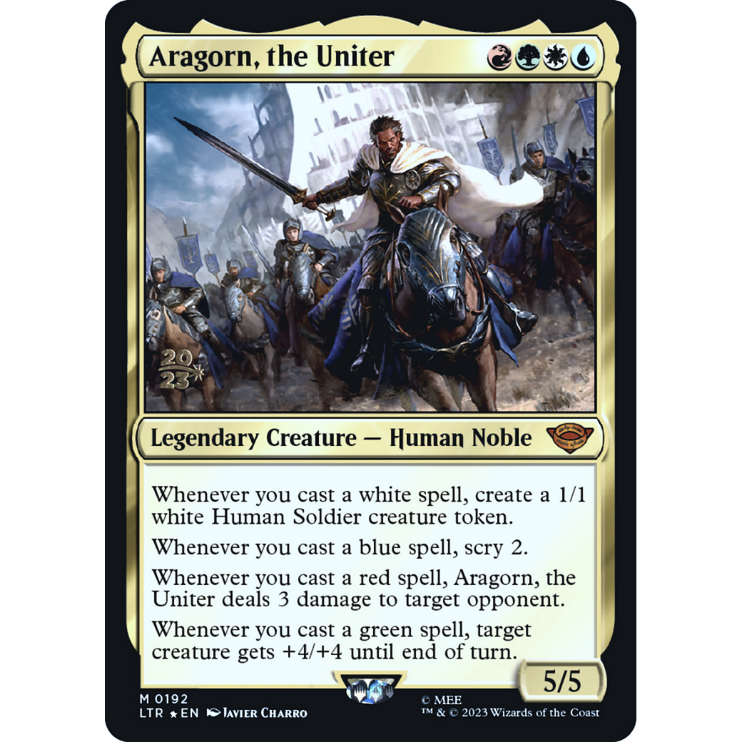 Aragorn, the Uniter (PRE-192S) - Tales of Middle-earth Promos Foil