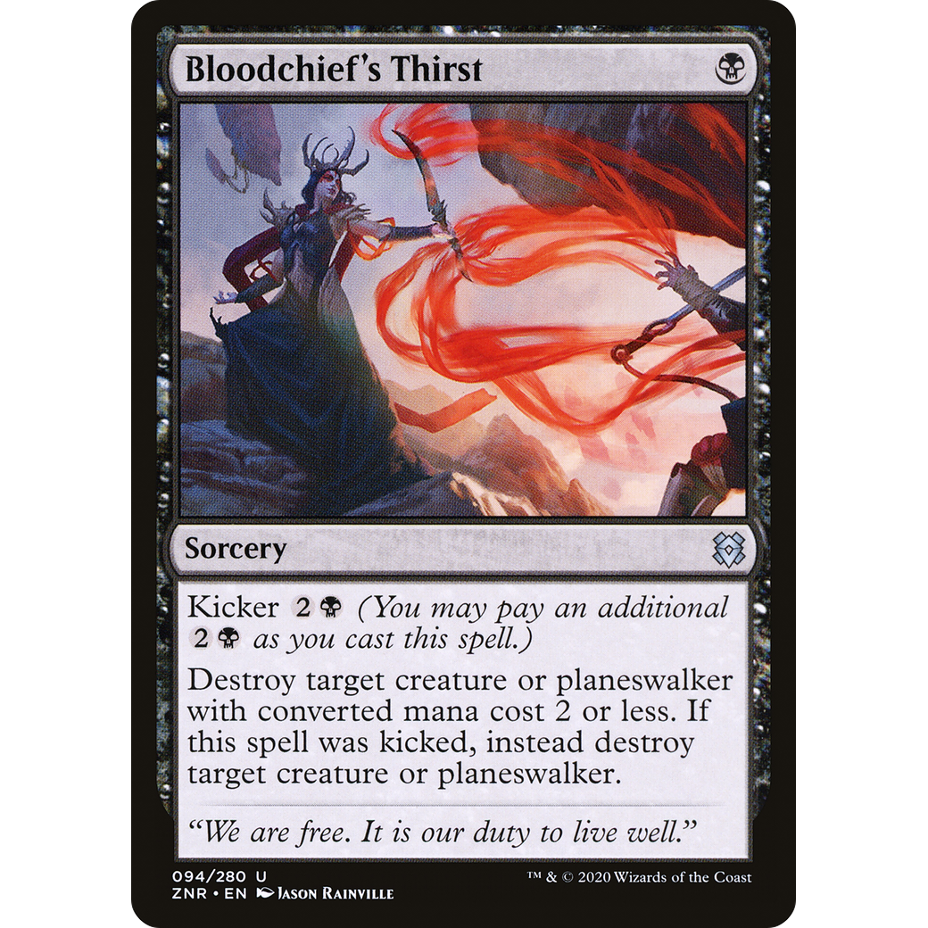 Bloodchief's Thirst (ZNR-094) - Zendikar Rising