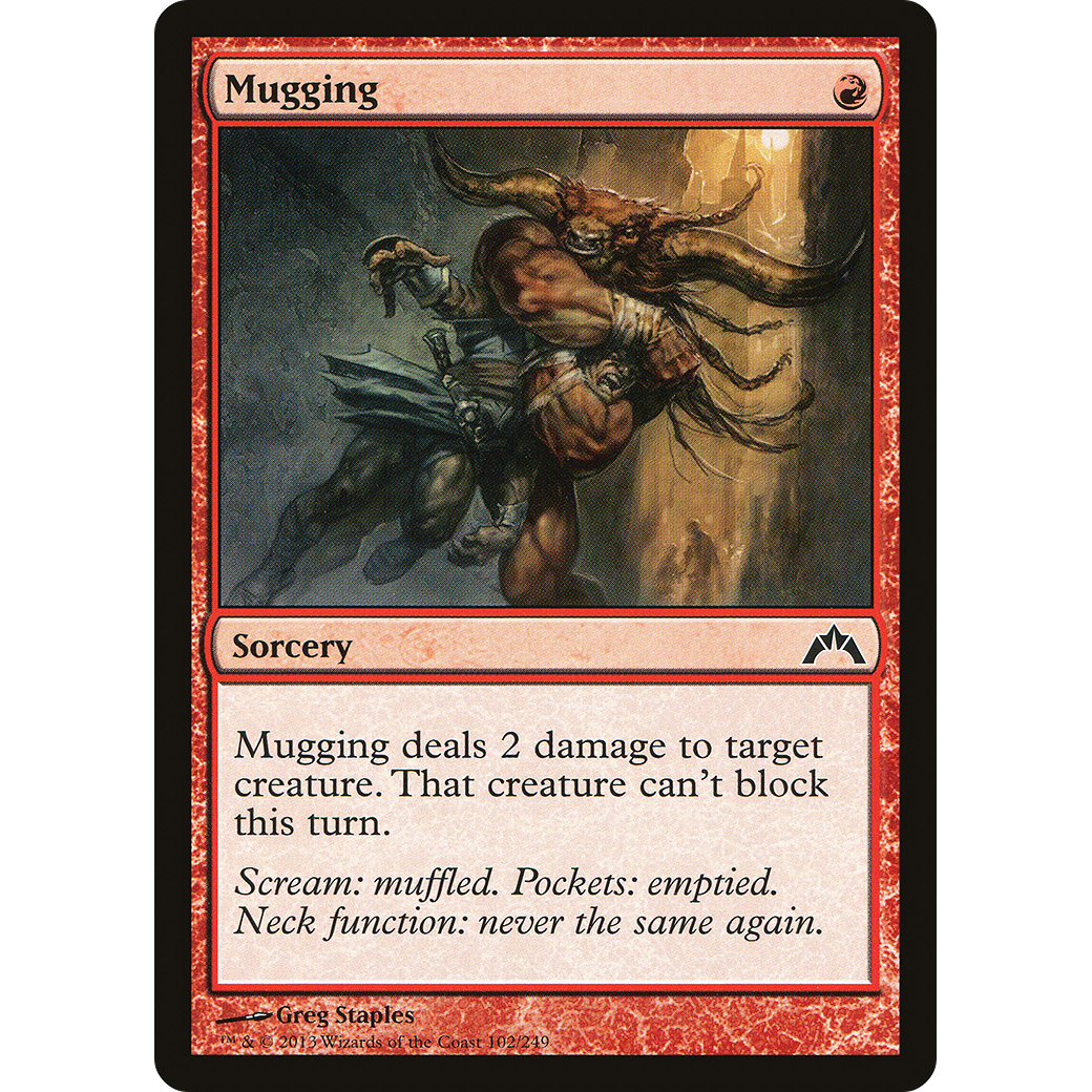 Mugging (GTC-102) - Gatecrash Foil