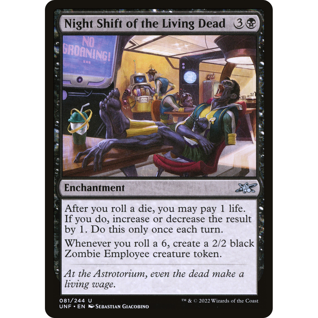 Night Shift of the Living Dead (UNF-081) - Unfinity