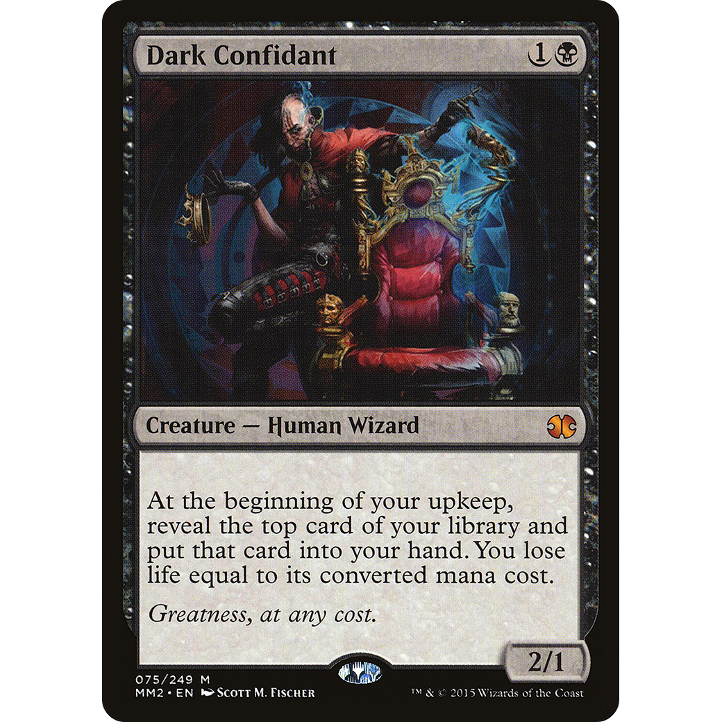 Dark Confidant (MM2-075) - Modern Masters 2015 Foil