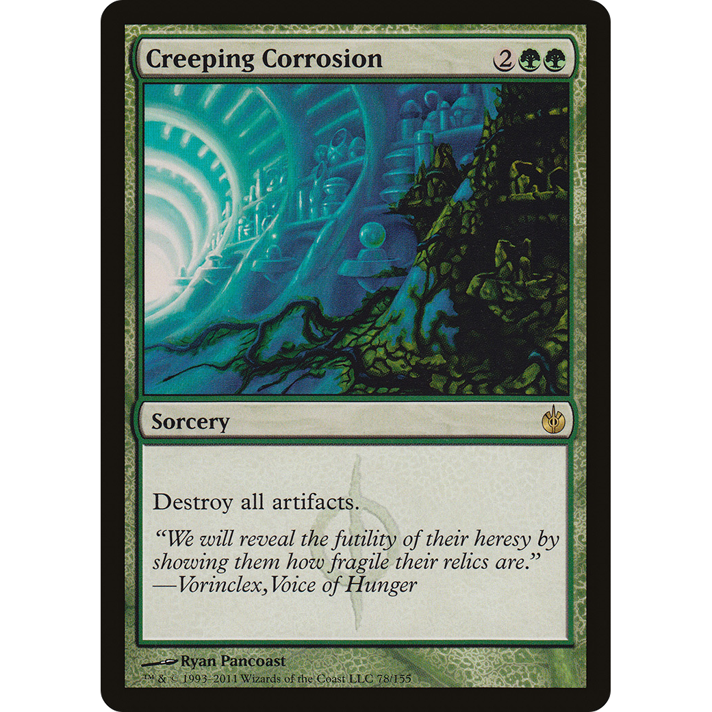 Creeping Corrosion (MBS-078) - Mirrodin Besieged Foil