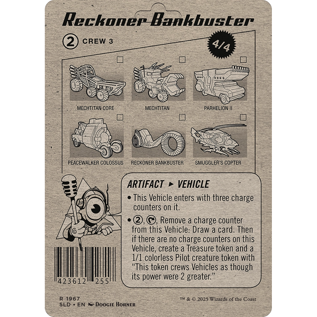 Reckoner Bankbuster (SLD-1967) - Secret Lair Drop (Borderless) Foil
