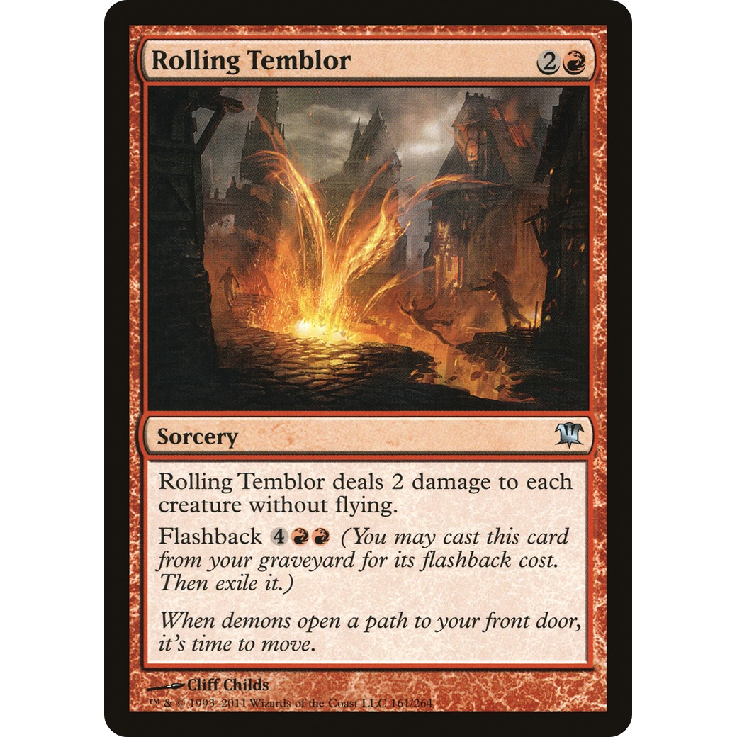 Rolling Temblor (ISD-161) - Innistrad Foil