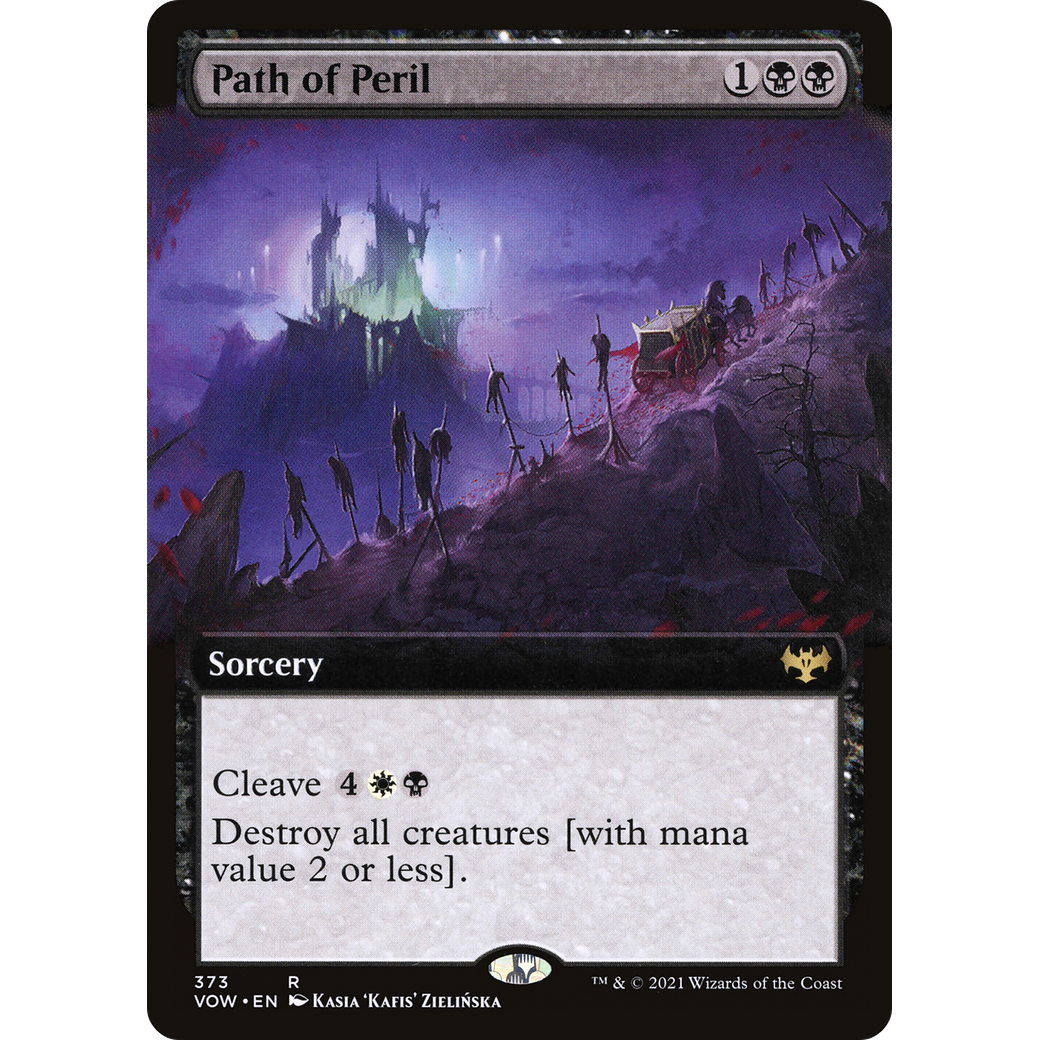 Path of Peril (Extended Art) (VOW-373) - Innistrad: Crimson Vow: (Extended Art)