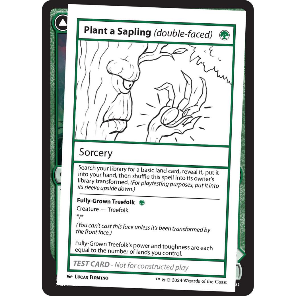 Plant a Sapling (double-faced) (MB2PC-) - Mystery Booster 2