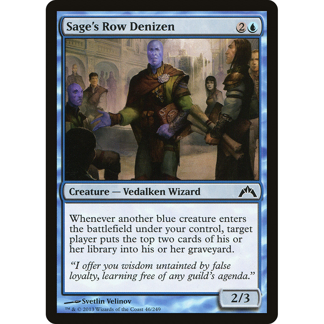 Sage's Row Denizen (GTC-046) - Gatecrash