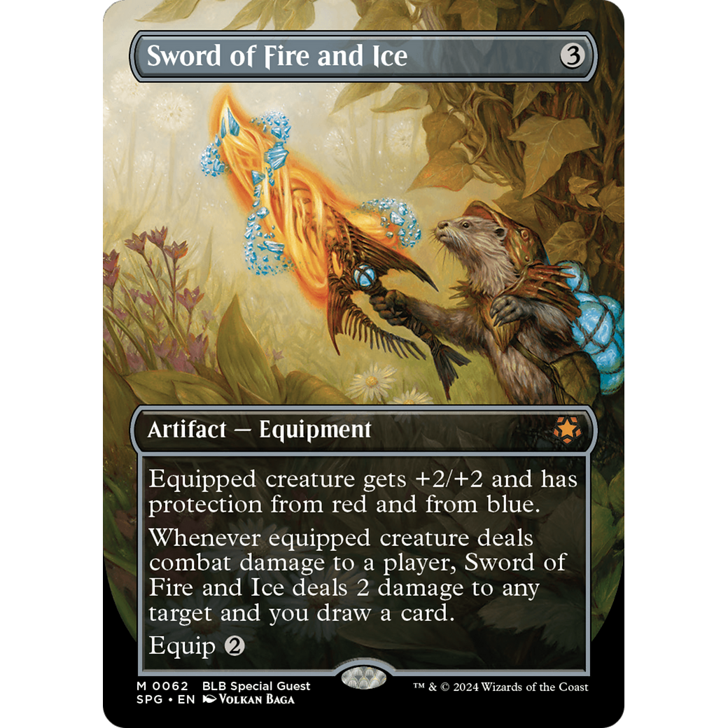 Sword of Fire and Ice (Borderless) (SPG-062) - Special Guests (Borderless)
