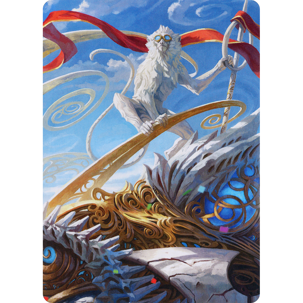 Ragavan, Nimble Pilferer // Ragavan, Nimble Pilferer (AMOM-074) - March of the Machine Art Series (Borderless)