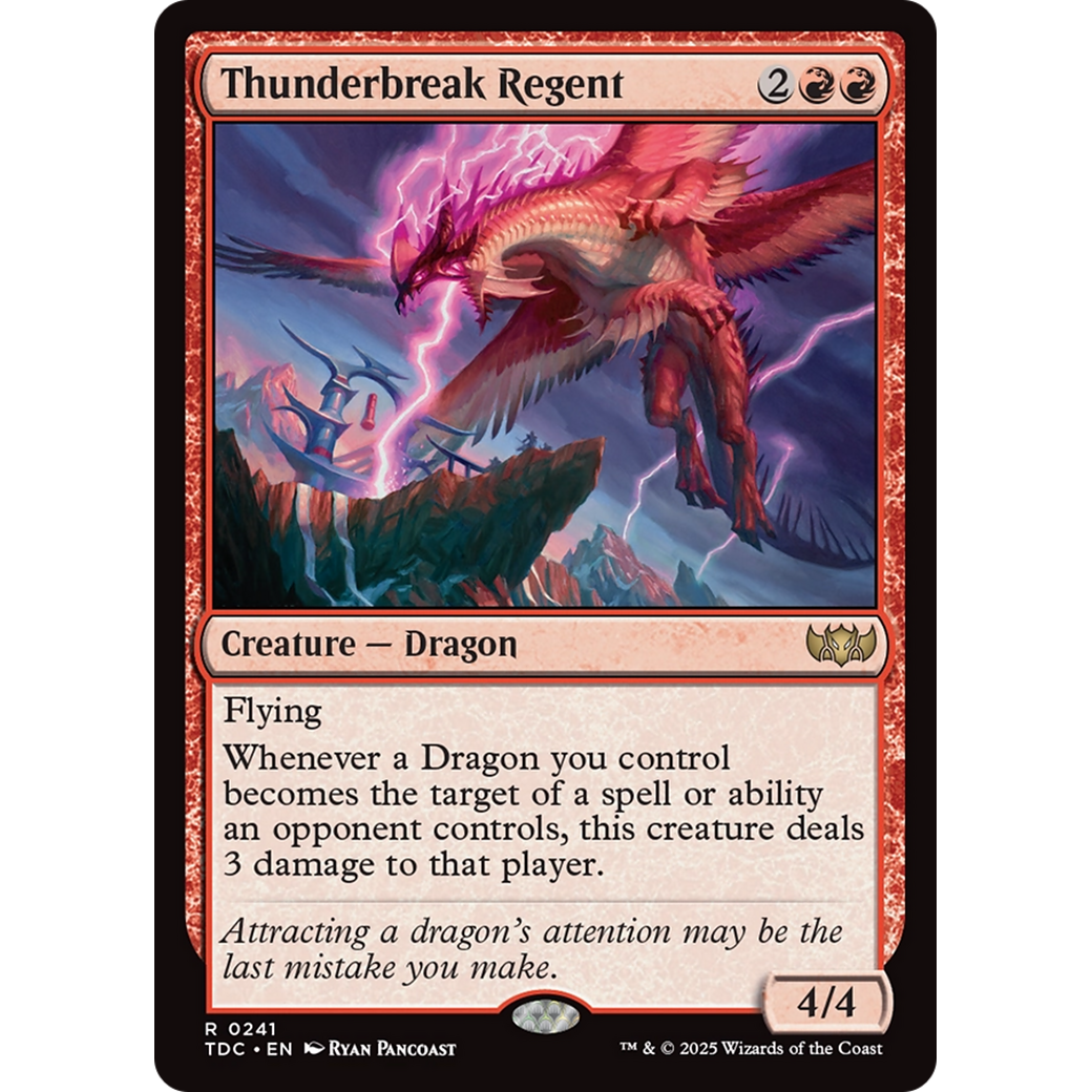 Thunderbreak Regent (TDC-241) - Commander: Tarkir: Dragonstorm