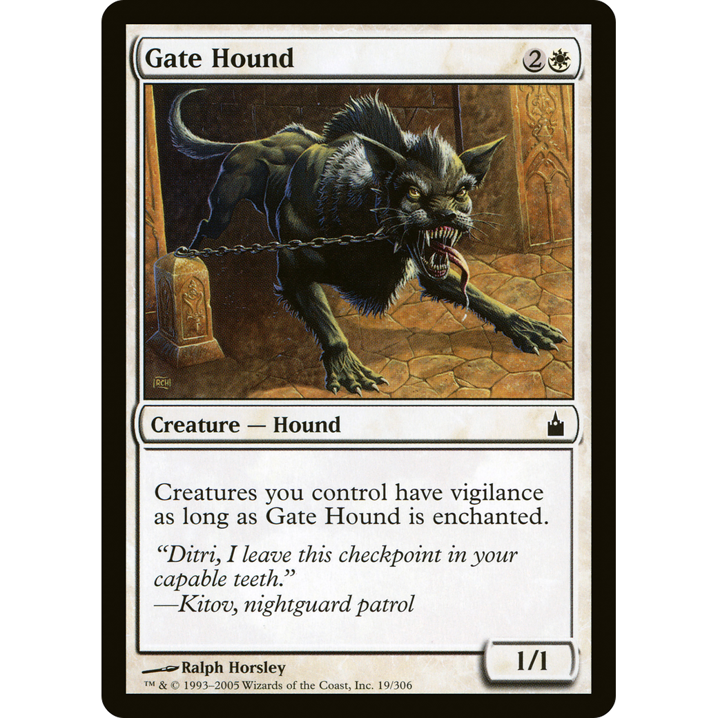 Gate Hound (RAV-019) - Ravnica: City of Guilds