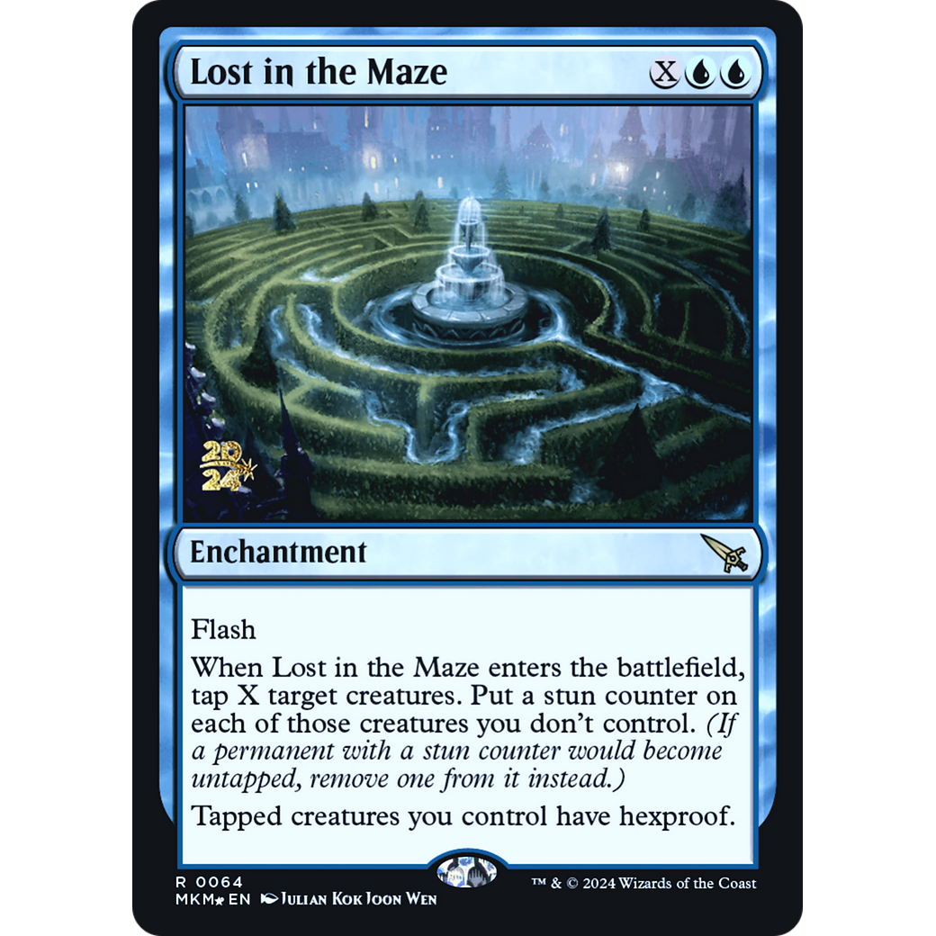 Lost in the Maze (PRE-64S) - Murders at Karlov Manor Promos Foil