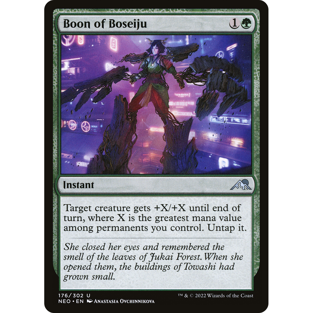 Boon of Boseiju (NEO-176) - Kamigawa: Neon Dynasty Foil