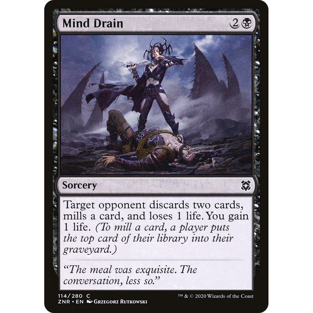 Mind Drain (ZNR-114) - Zendikar Rising