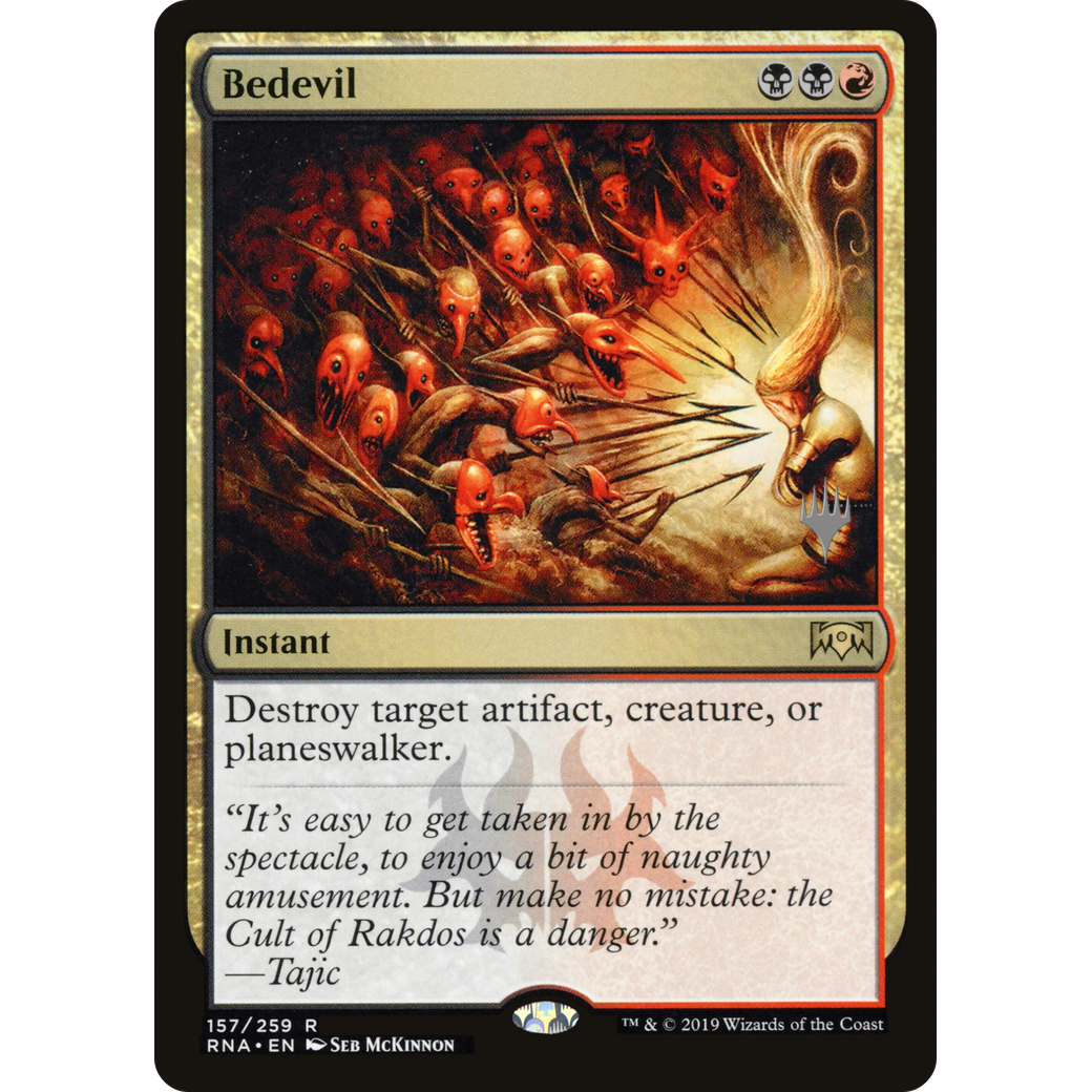 Bedevil (PPELD-157) - Ravnica Allegiance Promos