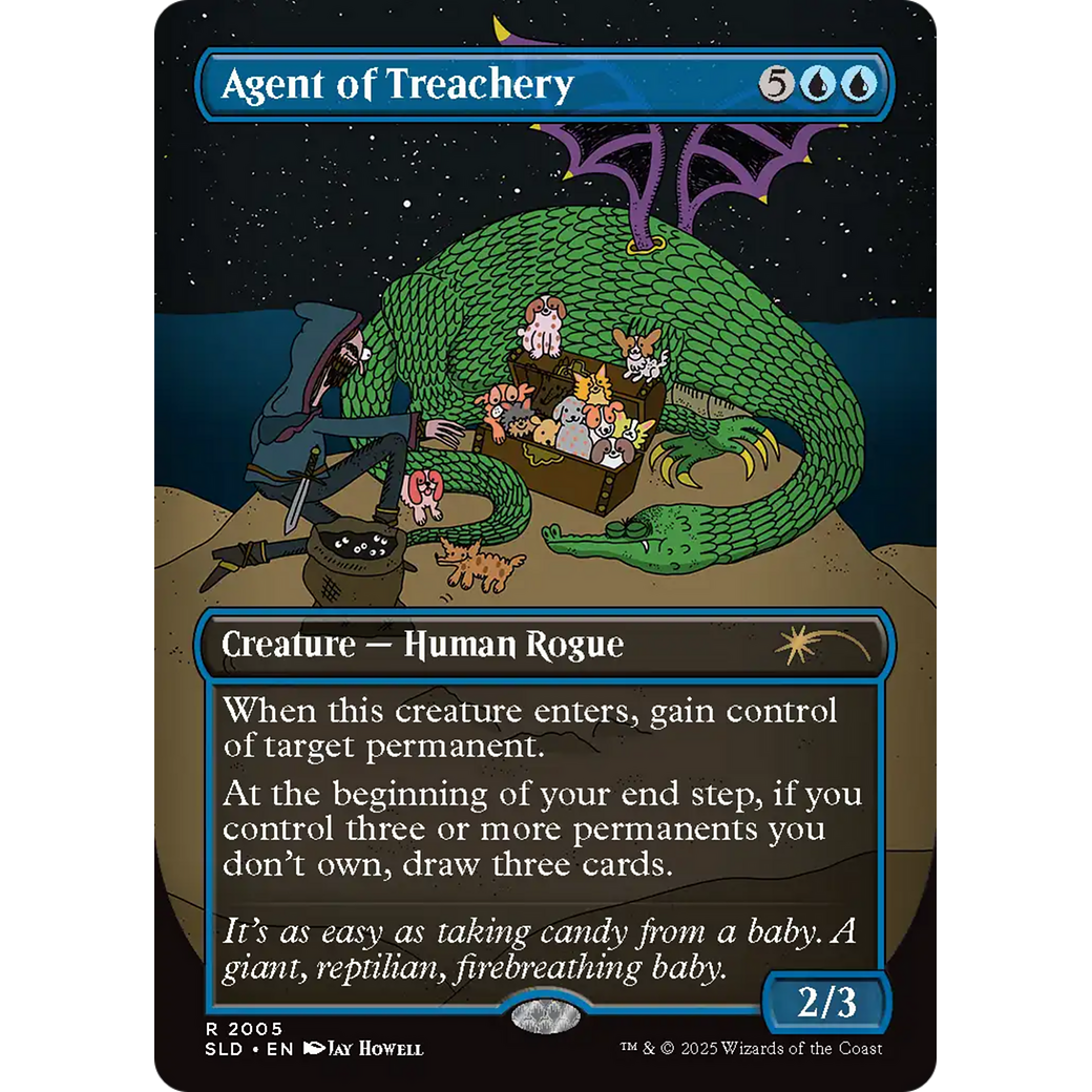 Agent of Treachery (SLD-2005) - Secret Lair Drop (Borderless)