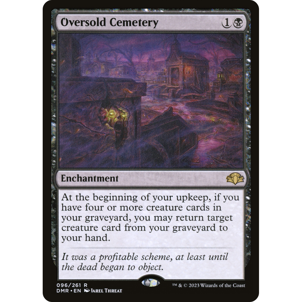 Oversold Cemetery (DMR-096) - Dominaria Remastered