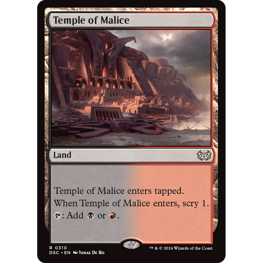 Temple of Malice (DSC-310) - Duskmourn: House of Horror Commander