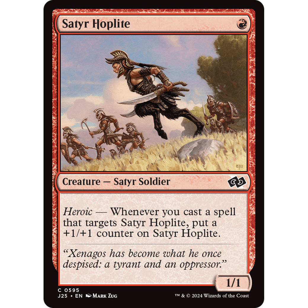 Satyr Hoplite (J25-595) - Foundations Jumpstart