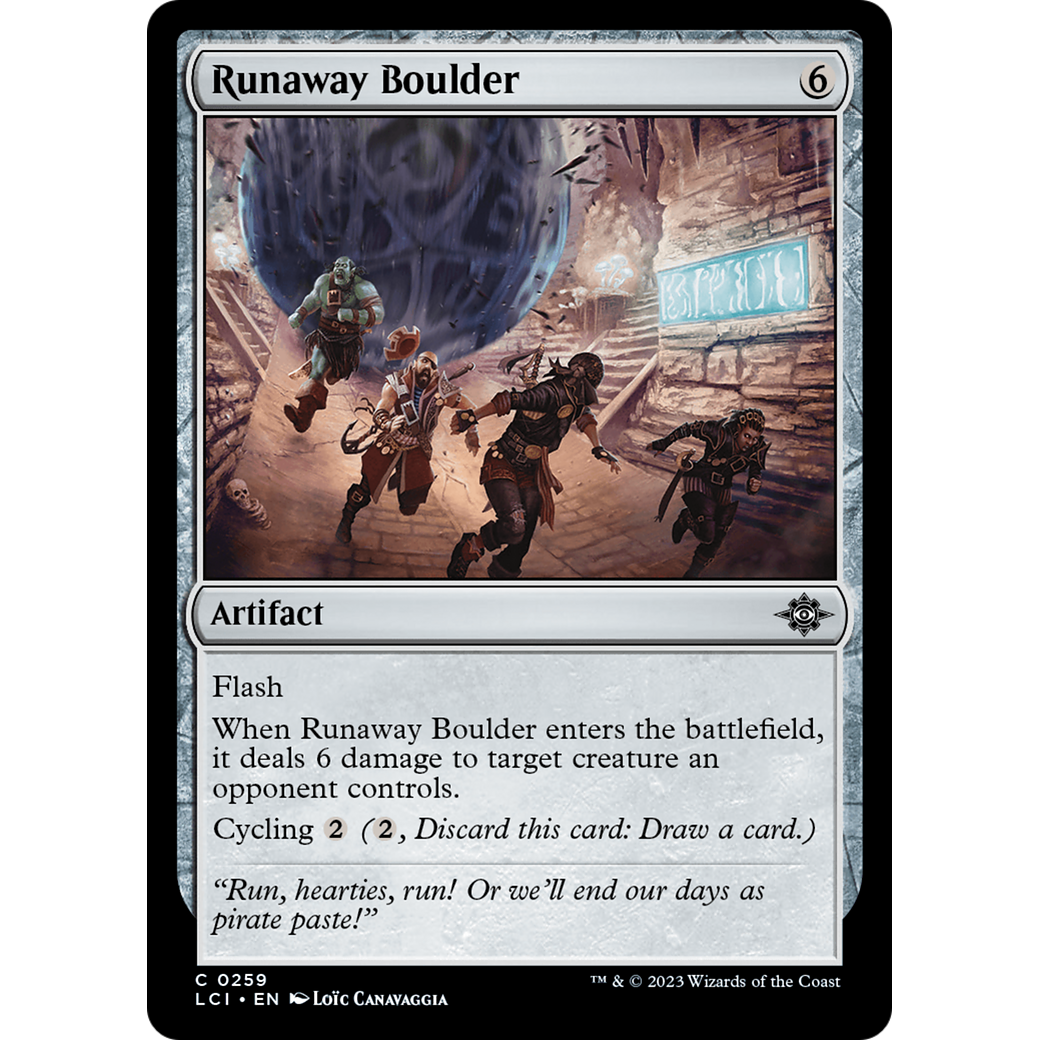 Runaway Boulder (LCI-259) - The Lost Caverns of Ixalan