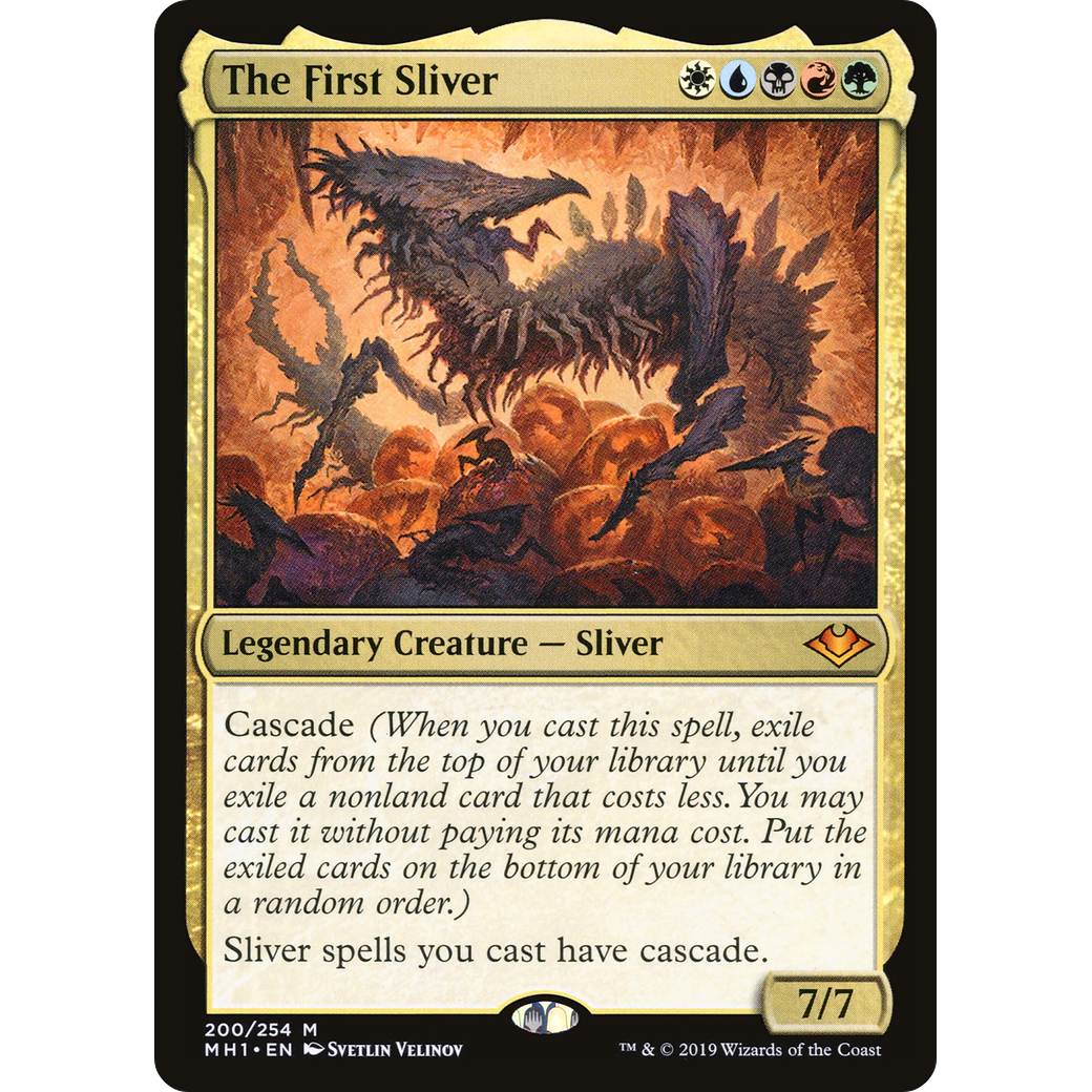 The First Sliver (MH1-200) - Modern Horizons Foil