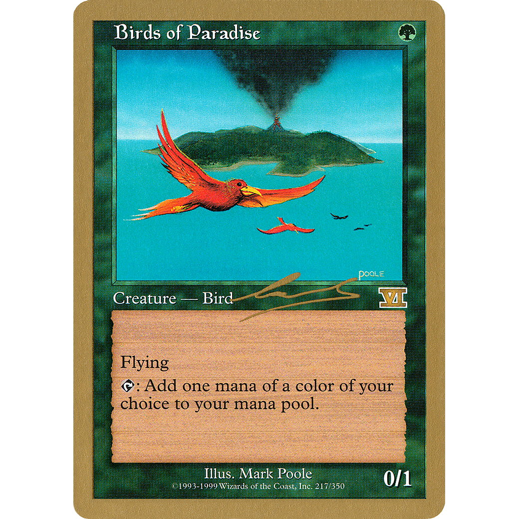 Birds of Paradise - 2000 Nicolas Labarre (6ED) (WCD-) - World Championship Decks 2000