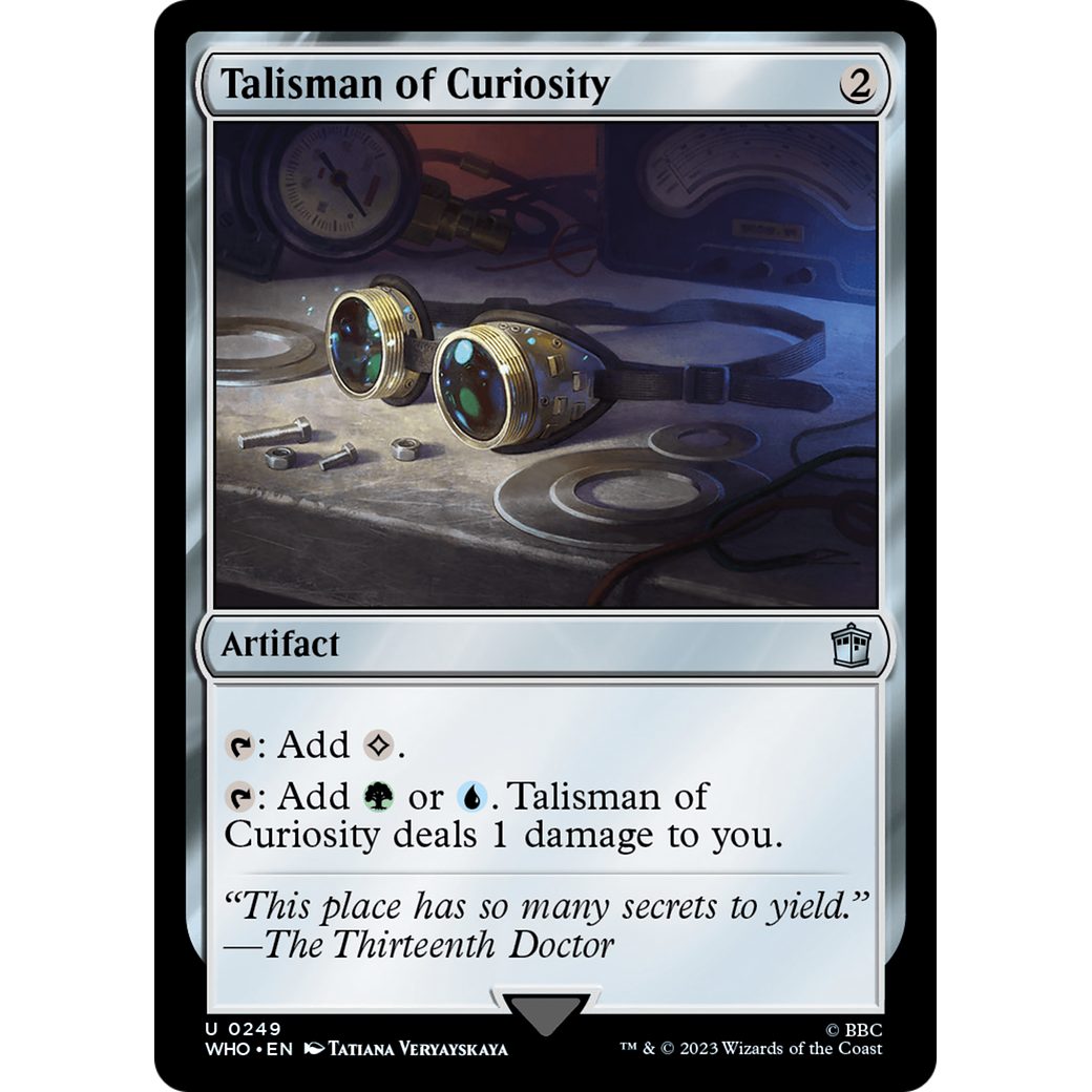 Talisman of Curiosity (WHO-249) - Doctor Who Foil