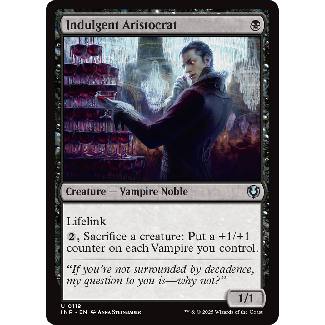 Indulgent Aristocrat (INR-118) - Innistrad Remastered Foil