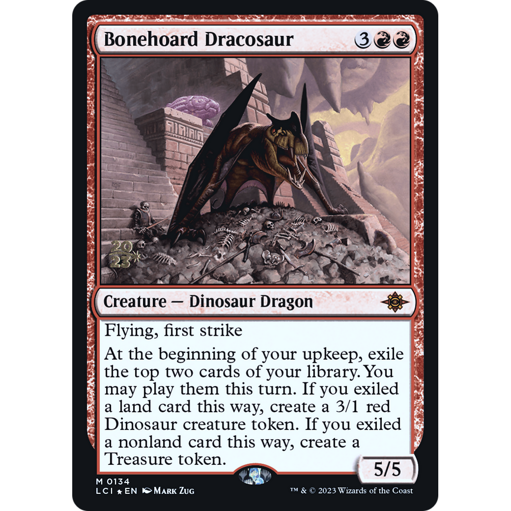 Bonehoard Dracosaur (PRE-134S) - The Lost Caverns of Ixalan Promos Foil