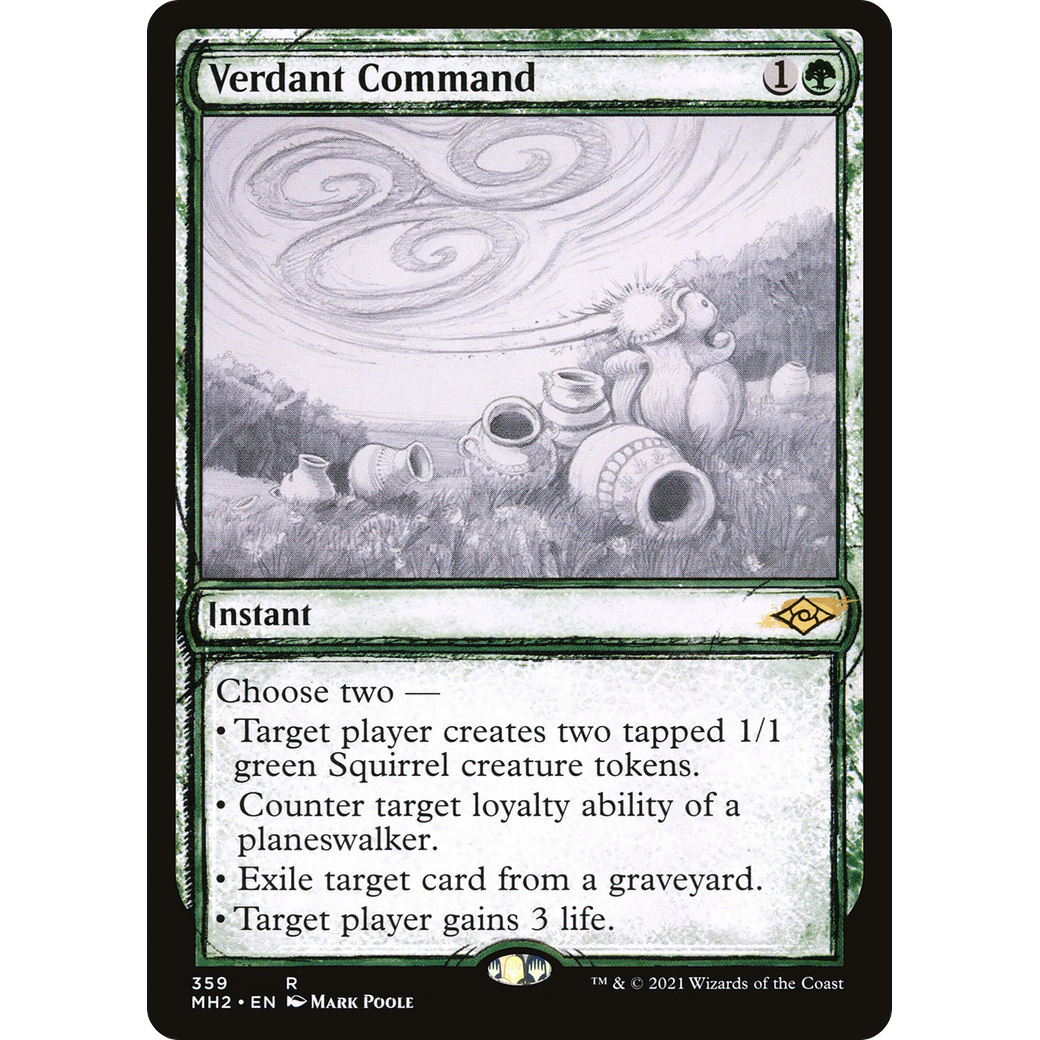 Verdant Command (Showcase) (MH2-359) - Modern Horizons 2: (Showcase)