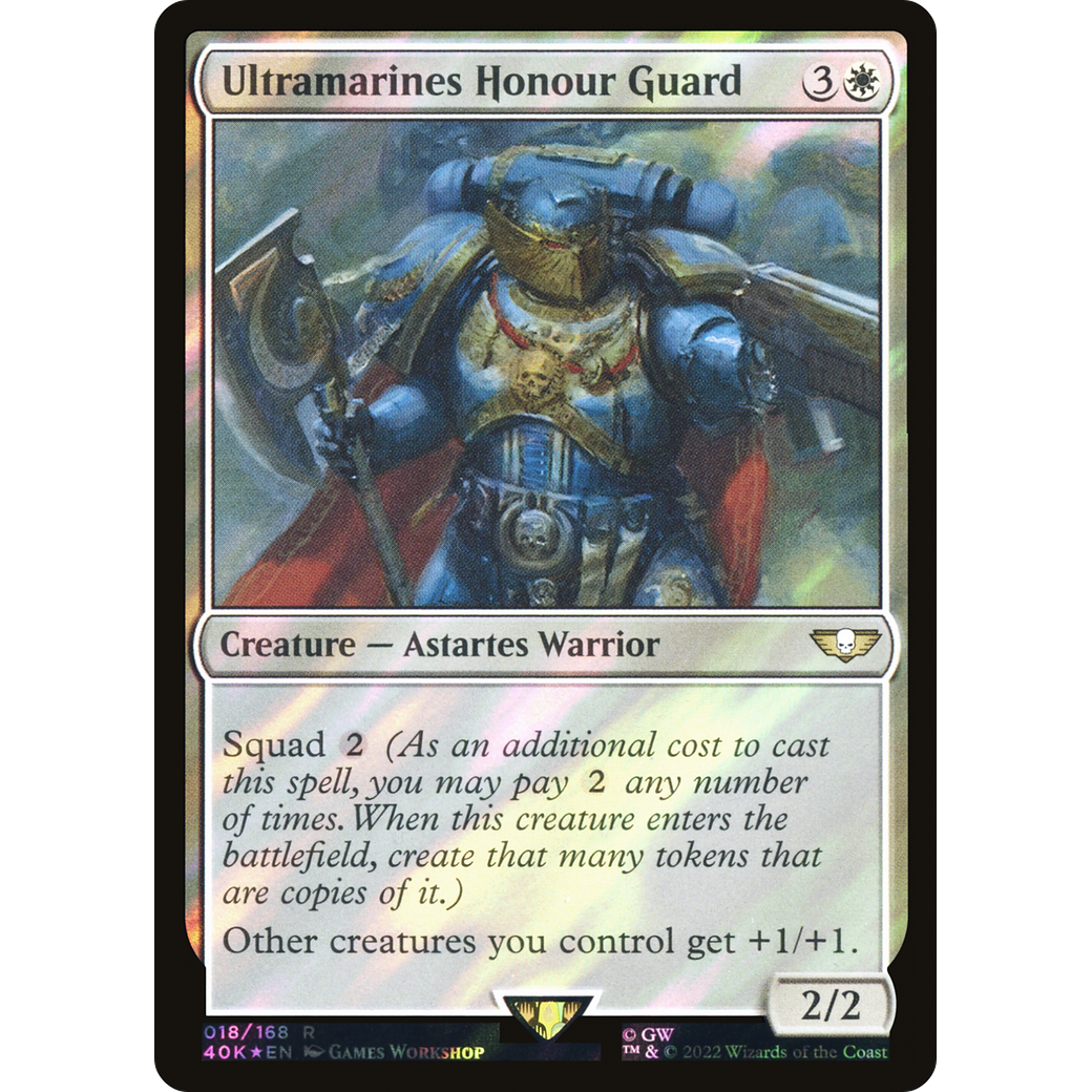 Ultramarines Honour Guard (40K-018) - Warhammer 40,000 Commander Foil