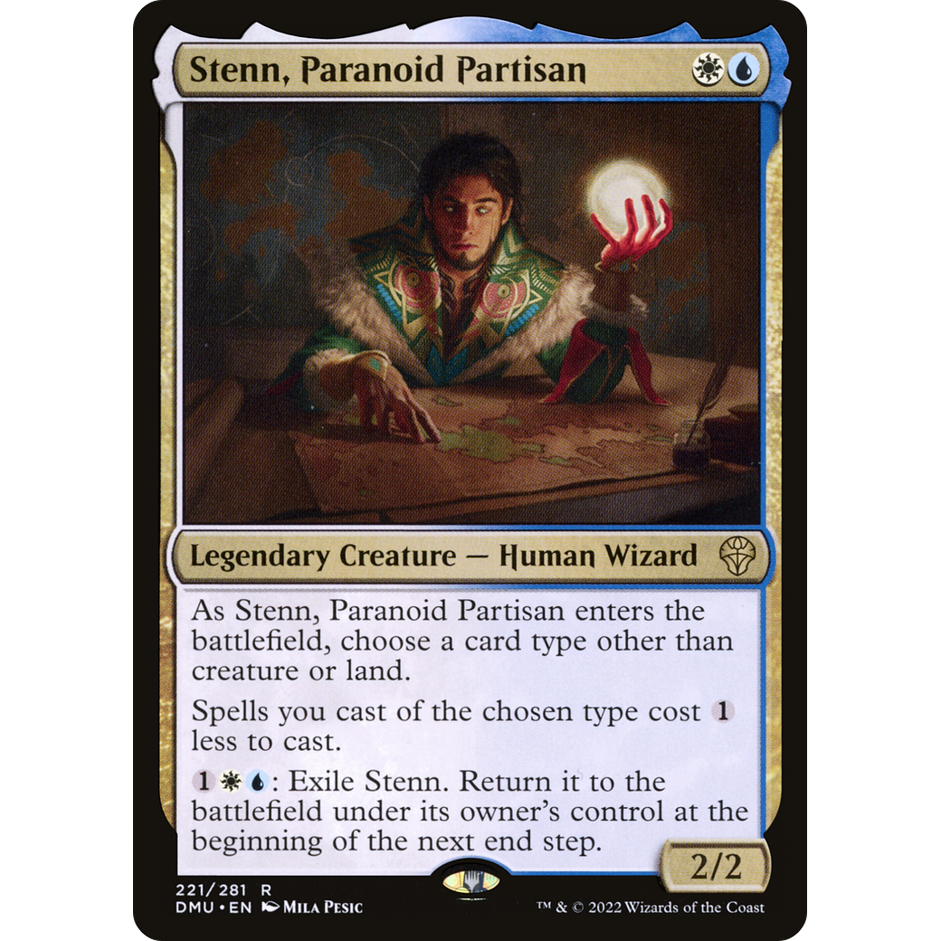 Stenn, Paranoid Partisan (DMU-221) - Dominaria United Foil