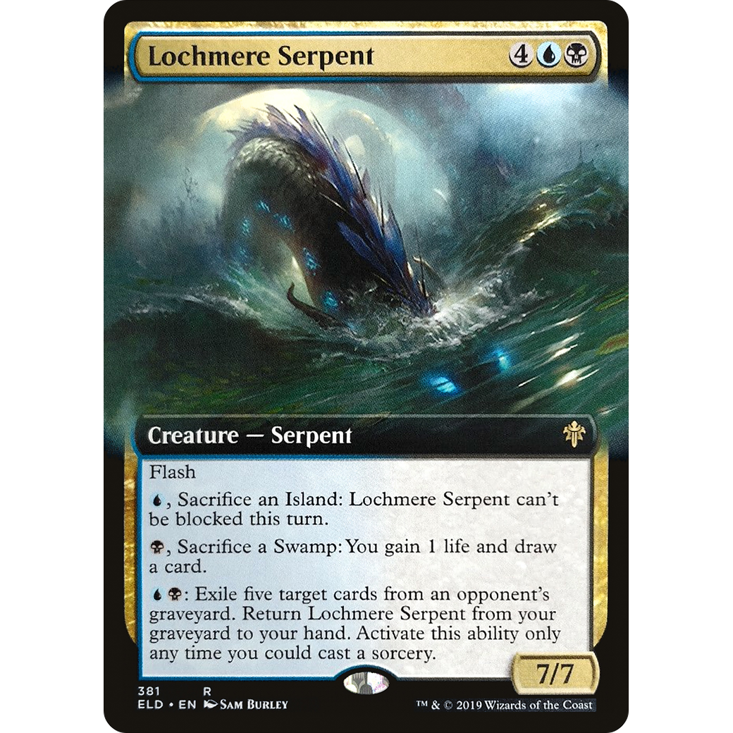 Lochmere Serpent (Extended Art) (ELD-381) - Throne of Eldraine: (Extended Art) Foil