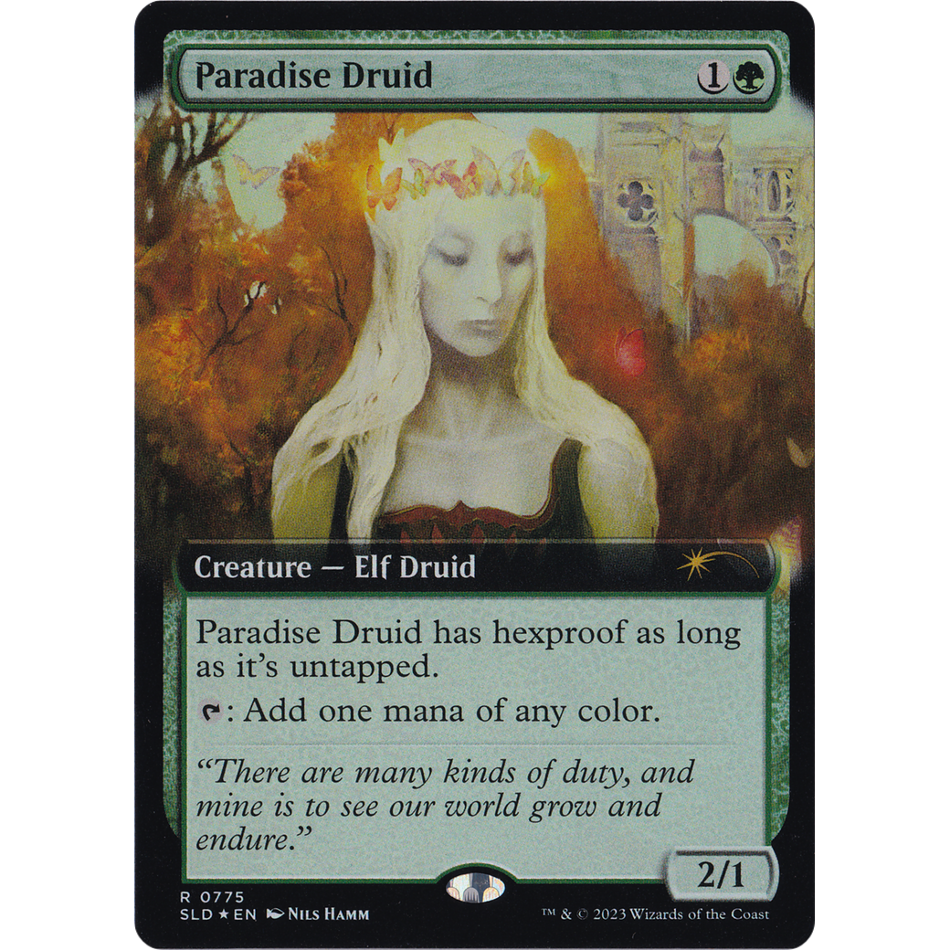 Paradise Druid (Extended Art) (SLD-775) - Secret Lair Drop: (Extended Art) Foil