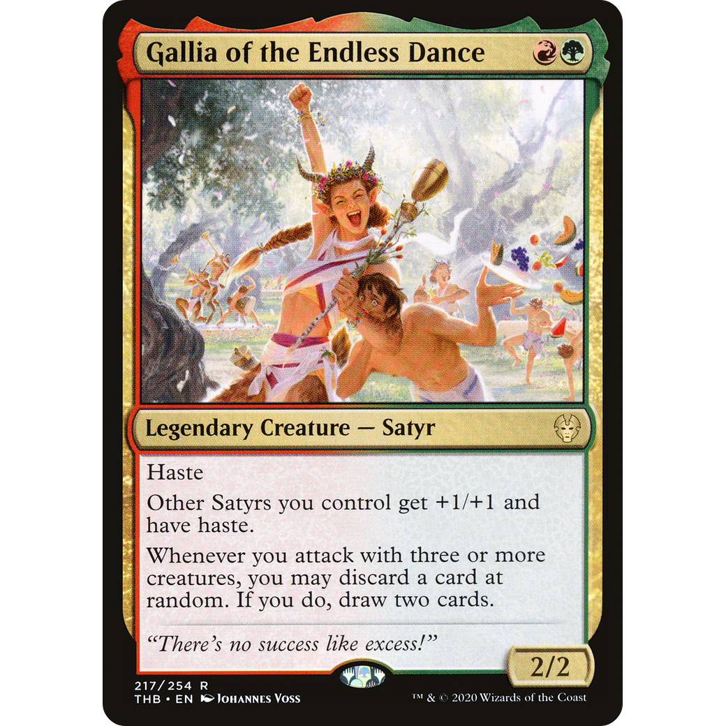 Gallia of the Endless Dance (THB-217) - Theros Beyond Death Foil