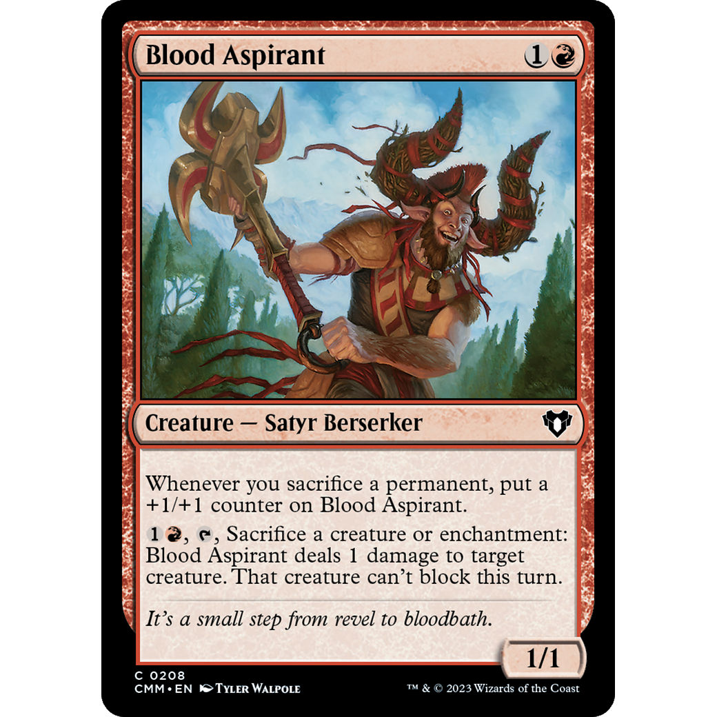Blood Aspirant (CMM-208) - Commander Masters